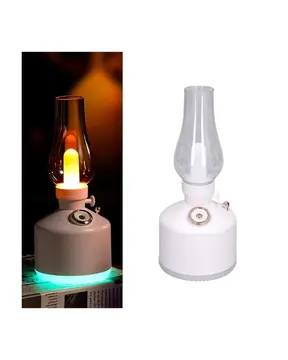 Vintage Aroma Difüzörü Nano Mist LED Işıklı Taşınabilir Nemlendirici