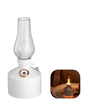 Vintage Aroma Difüzörü Nano Mist LED Işıklı Taşınabilir Nemlendirici