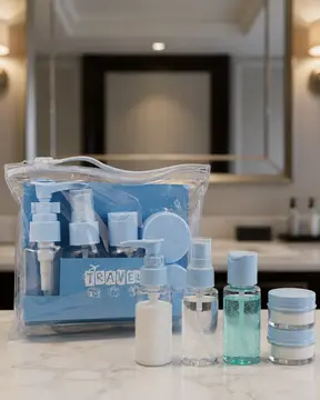 Taşınabilir 5 Parça Seyahat Kozmetik Seti 30 ml Sızdırmaz