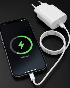 iPhone 14 13 12 Mini 11 XR XS X 20W Hızlı Şarj Adaptörü