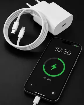 iPhone 14 13 12 11 8 Plus 7 Uyumlu 20W PD Hızlı Şarj Seti