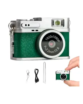 1080P HD Mini Dijital Kamera IPS Ekranlı Taşınabilir Fotoğraf Makinesi