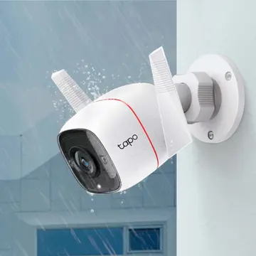 TP-LINK Tapo TC65 (C310) 30Mpix İç ve Dış Mekan IP66 WiFi 30Mt. Gece Görüşü İki Yönlü Ses Güvenlik Kamerası(1923)
