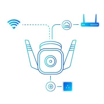 TP-LINK Tapo TC65 (C310) 30Mpix İç ve Dış Mekan IP66 WiFi 30Mt. Gece Görüşü İki Yönlü Ses Güvenlik Kamerası(1923)