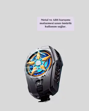 Yarı İletken Telefon Soğutucu Dijital Ekranlı Oyuncu Telefon Fanı