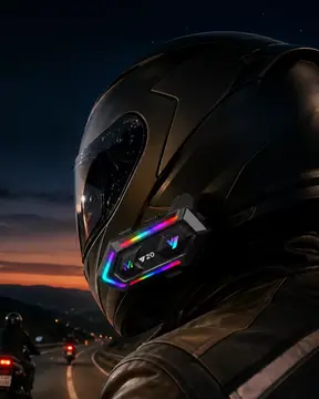 Bluetooth 5.3 Motosiklet Kask Intercom Kulaklık 1000 Metre Bağlantı