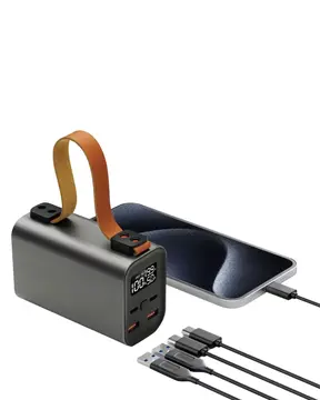 50000 mAh Powerbank Süper Hızlı Şarj LED Göstergeli Taşınabilir Şarj Cihazı