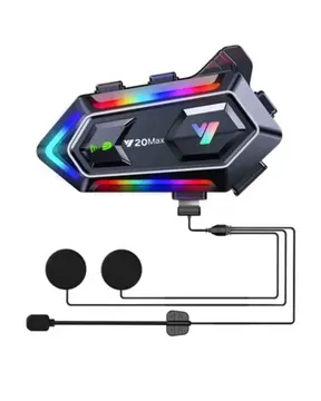 Bluetooth 5.3 Motosiklet Kask Intercom Gürültü Engelleyici Su Geçirmez Kulaklık