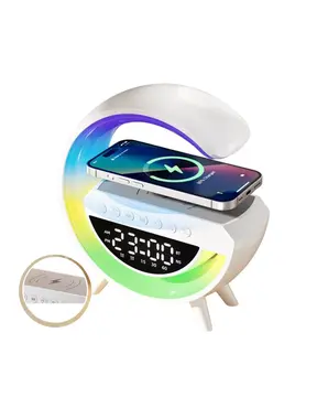 Kablosuz RGB Bluetooth Hoparlör USB FM ve AUX Destekli Taşınabilir Ses Sistemi