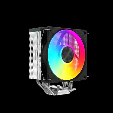 SAMA A40L Black 1x120mm ARGB Fan Kule Tipi Hava Soğutma 4 adet Gelişmiş Kompozit Isı Borusu CPU Fan (AMD ve INTEL Tüm işlemciler ile uyumlu)(1923)