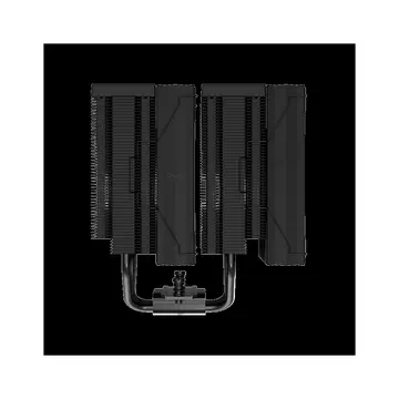 SAMA A60B Black 2x120mm MONO Fan Kule Tipi Hava Soğutma 6 adet Gelişmiş Siyah Kaplamalı Bakır Isı Borusu CPU Fan (AMD ve INTEL Tüm işlemciler ile uyumlu)(1923)