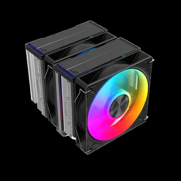 SAMA A60L Black 2x120mm ARGB Fan Kule Tipi Hava Soğutma 6 adet Gelişmiş Nikel Kaplı Bakır Isı Borusu CPU Fan (AMD ve INTEL Tüm işlemciler ile uyumlu)(1923)