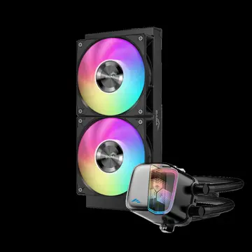 SAMA L70-240BK Black 240mm 2x120mm ARGB Fan CPU Sıvı Soğutma(1923)
