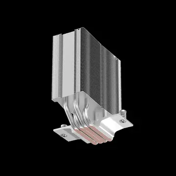 SAMA X40L Black 1x100mm ARGB Fan Kule Tipi Hava Soğutma 4 adet Gelişmiş Kompozit Isı Borusu CPU Fan (AMD ve INTEL Tüm işlemciler ile uyumlu)(1923)