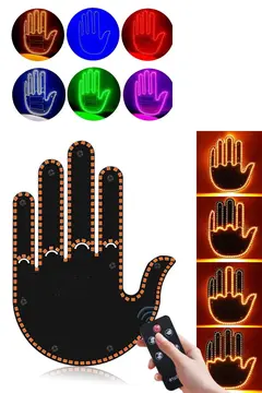 PARMAK LED AMBER RENKLİ IŞIK