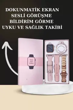 Yeni Nesil Kaliteli Akıllı Saat ve Kablosuz Bluetooth Kulaklık Yüksek Ses Kaliteli