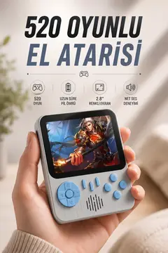 Oyun Konsolu Retro Oyun Konsolu Tv'ye Bağlanabilir Taşınabilir