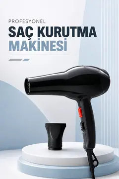 Tüm Saç Tiplerine Uygun İki Kademeli Hız Ayarlı Fön Makinesi