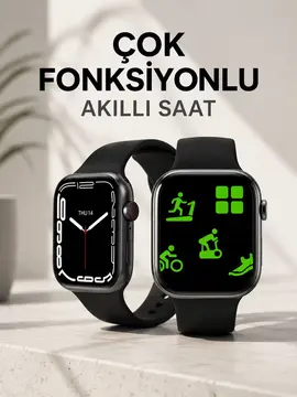 Akıllı Saat Tema Değiştirme Uyku ve Sağlık Takibi Sesli Asistan Bildirim Görme
