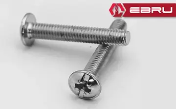 Yuvarlak Yıldız Başlı Rysb Kulp Vidası, Civata M4x30 - 50 Adet