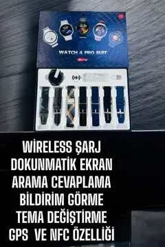 Yeni Model Akıllı Saat Bluetooth Bağlantılı NFC ve GPS Uyumlu