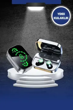 Dokunmatik Akıllı Saat Yeni Nesil Kulaklık Kampanyası Bluetooth Bağlantılı ANC Özelliği