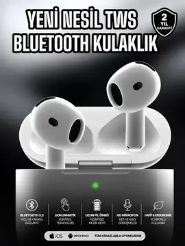 Kablosuz Bluetooth Kulaklık TWS ANC Özelliği Yüksek Ses Kaliteli