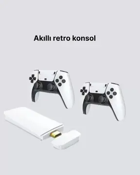 20.000 Yüklü Oyunlu Kablosuz Retro Oyun Konsolu 4K Destekli