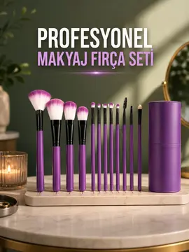 12 PARÇA PROFESYONEL MAKYAJ FIRÇA SETİ