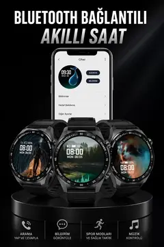 Akıllı Saat GPS VE NFC Özelliği Sesli Görüşme Dokunmstik Ekran