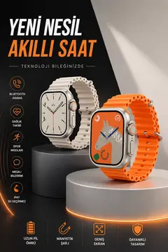 Akıllı Saat Bluetooth Bağlantılı Uyku ve Sağlık Takibi