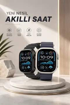 Akıllı Saat Sesli Görüşme Titreşimli GPS Bağlantısı Müzik Dinleme Sosyal Medya Bildirimleri