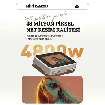 Ally PixMini Retro Video Dijital Kamera Ağ Kamerası DVR 1080P HD