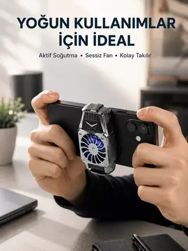 Telefon Isınmasını Azaltan Aktif Fanlı Soğutucu Sistemi
