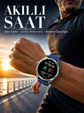 3 Değiştirilebilir Kordonlu Suya Dayanıklı Bluetooth Akıllı Saat