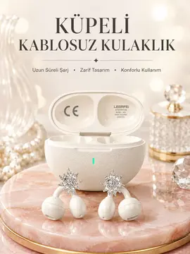 Küpeli Kablosuz Kulaklık Uzun Süreli Batarya Performansı