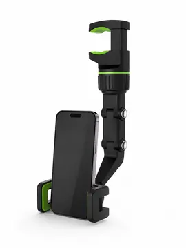 Araç İçi Dikiz Aynası Telefon Tutucu 360° Dönebilen Katlanabilir