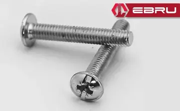 Yuvarlak Yıldız Başlı Rysb Kulp Vidası, Civata M4x60 - 500 Adet