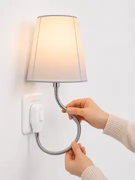 Ayarlanabilir Soket Lamba Gece Okuma Işığı