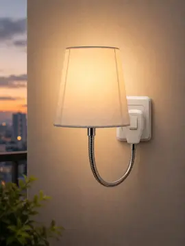 Soket Tipi Ayarlanabilir Başlıklı Dekoratif Gece Lambası