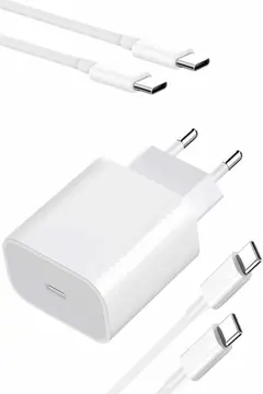 Type-C Hızlı Şarj Özellikli Cihazı USB-C Kablo Dahil