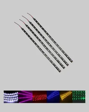 RGB LED Dış Ve İç Mekan Süsleme Işığı 10 Çubuklu Şerit