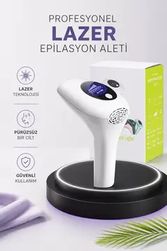 IPL Lazer Teknolojili Dijital Ekranlı Epilasyon Cihazı