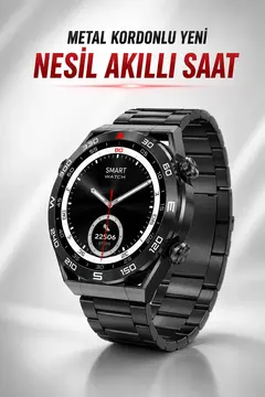 Akıllı Saat Yeni Nesil Bluetooth Bağlantılı Uyku ve Sağlık Takibi NFC ve GPS