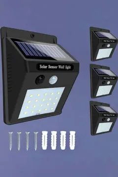Solar Lamba Giriş Bahçe Yol Avlu Hareket Sensörlü Led