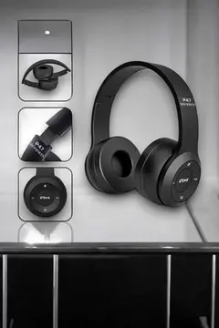 Kulak Üstü TF Kart ve AUX Destekli Ergonomik Bluetooth Kulaklık