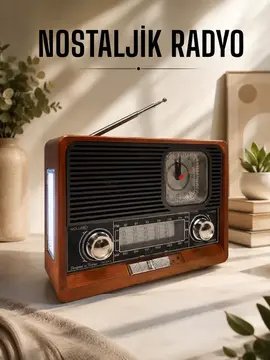 Nostaljik Radyo USBAUX Ve SD Kart Girişli Bluetooth Bağlantılı