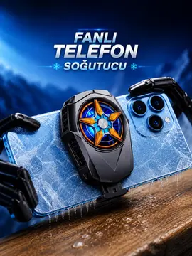 Fanlı Radyatör Soğutucu Telefon Soğutucu Tüm Telefonlara Uyumlu