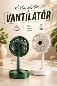 Mini Fan Soğutucu Telefon Tutucu Vantilatör