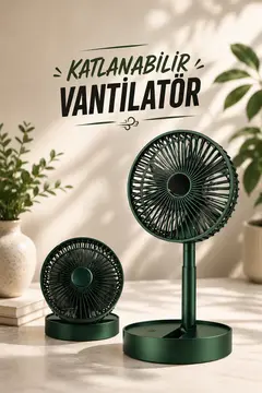 Soğutucu Vantilatör Telefon Standlı Mini Fan